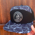 Lightning Trucker Hat - Head Down Tools Up Black/Silver