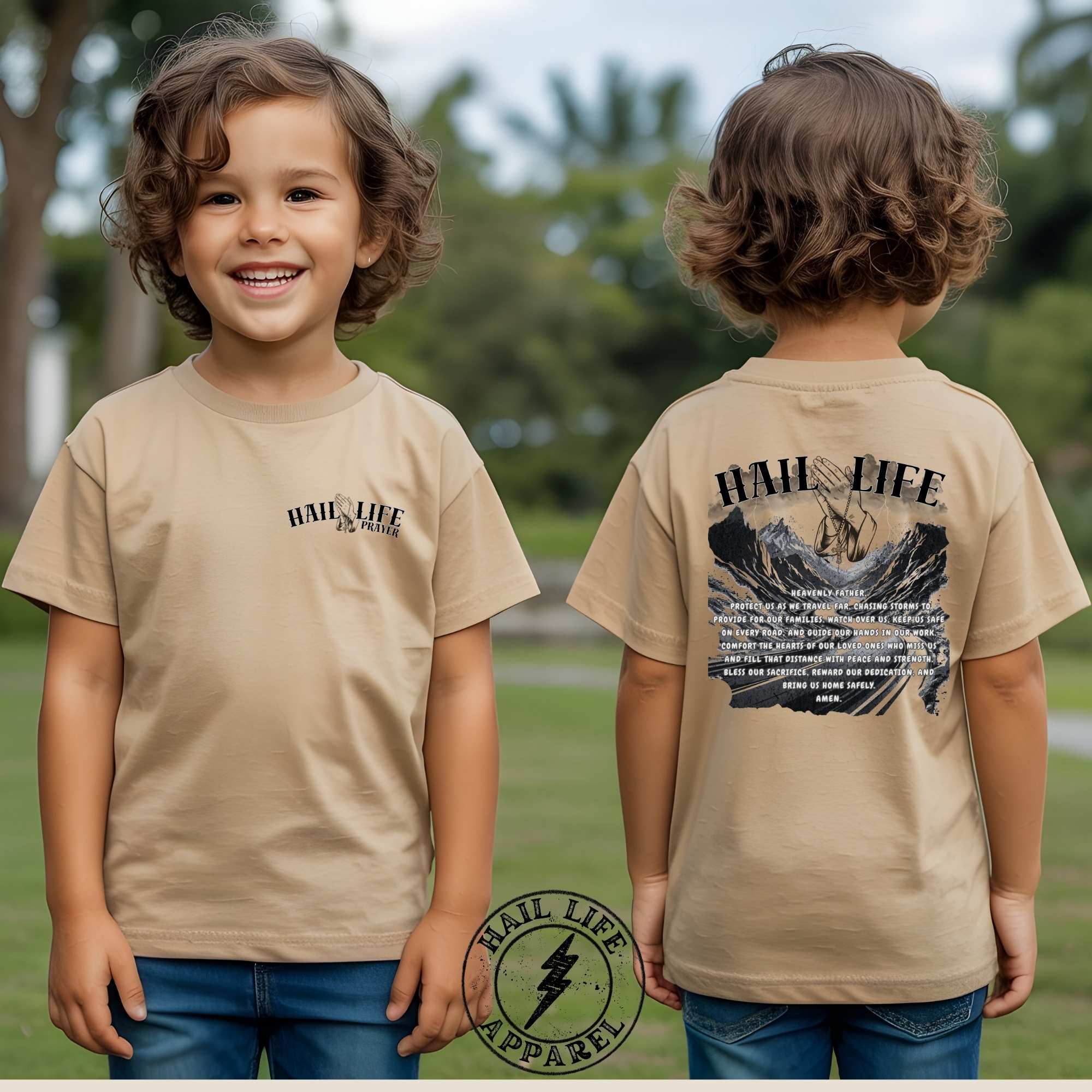 Hail Life Prayer Tee – Youth