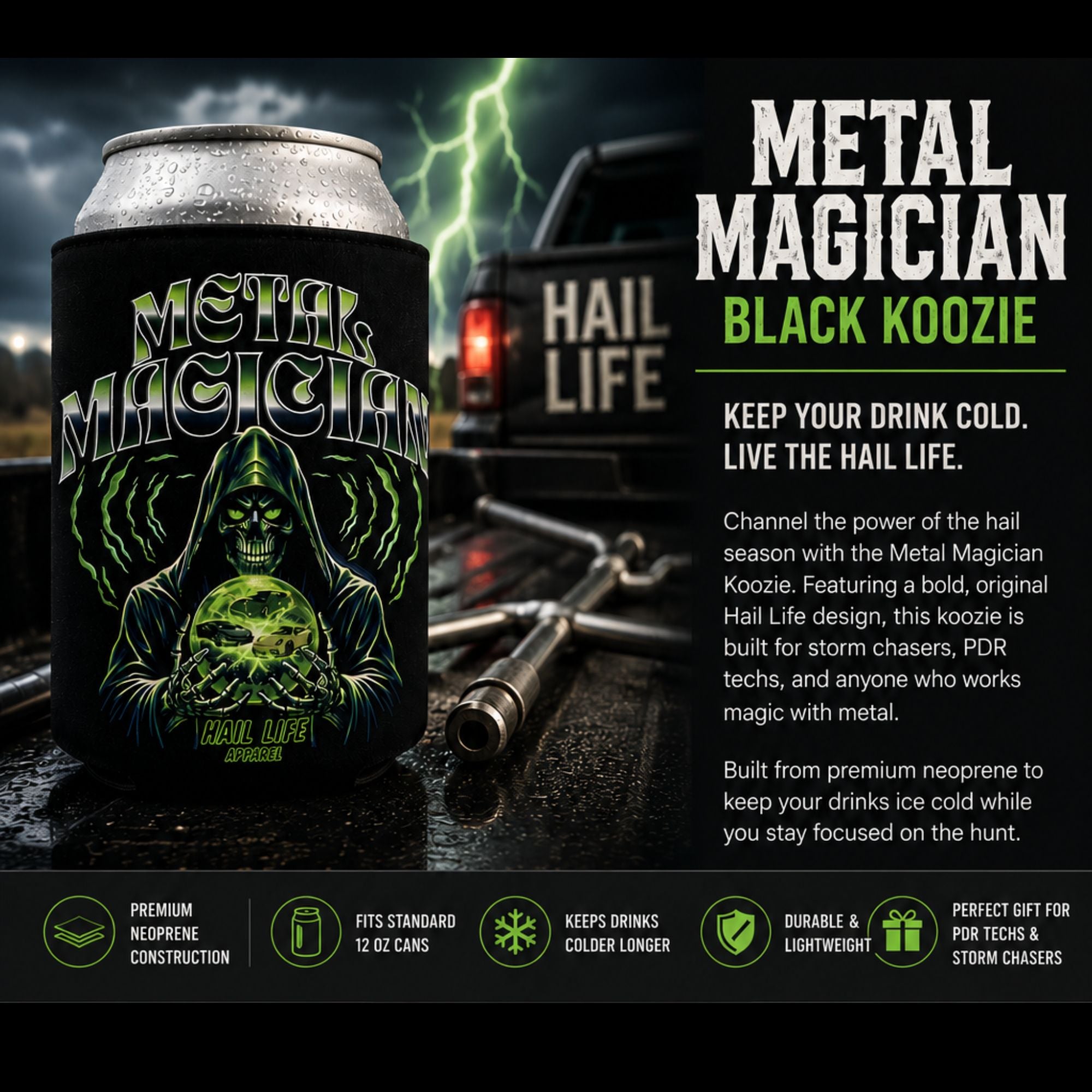 Metal Magician Koozie