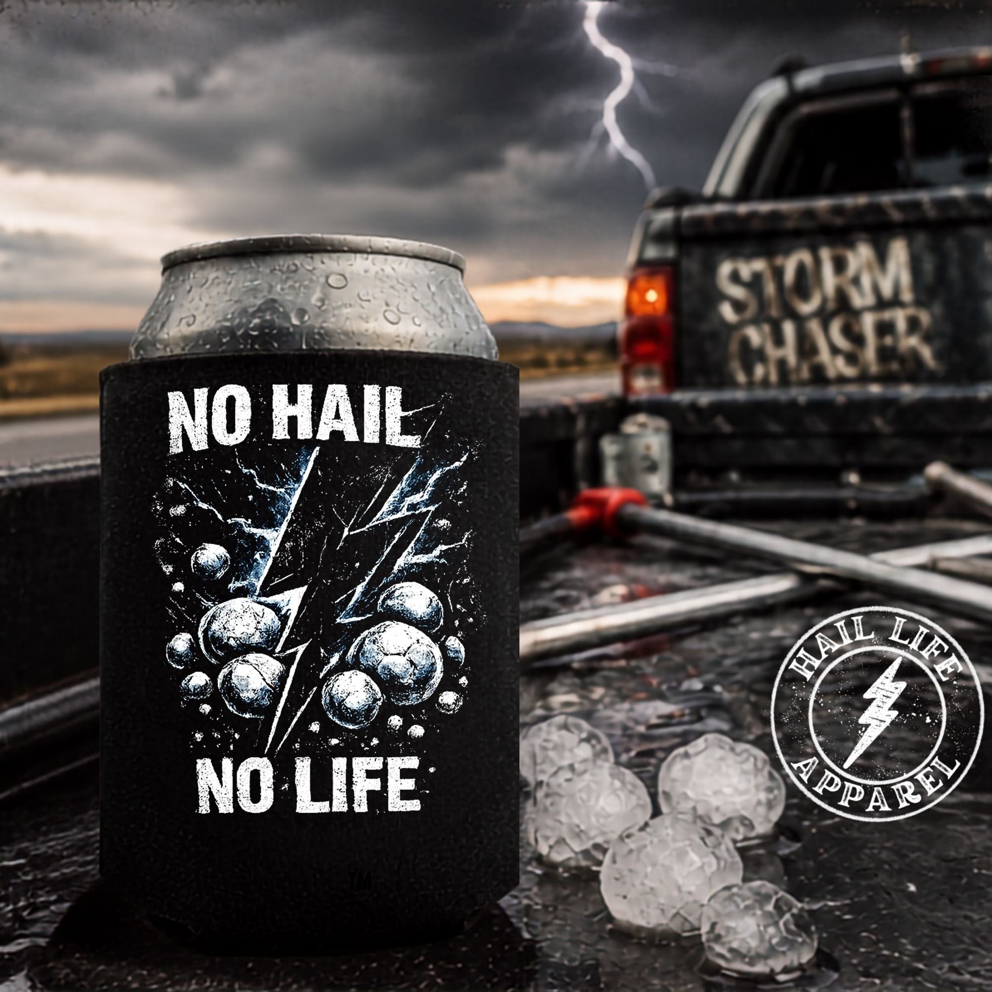 No Hail No Life Koozie
