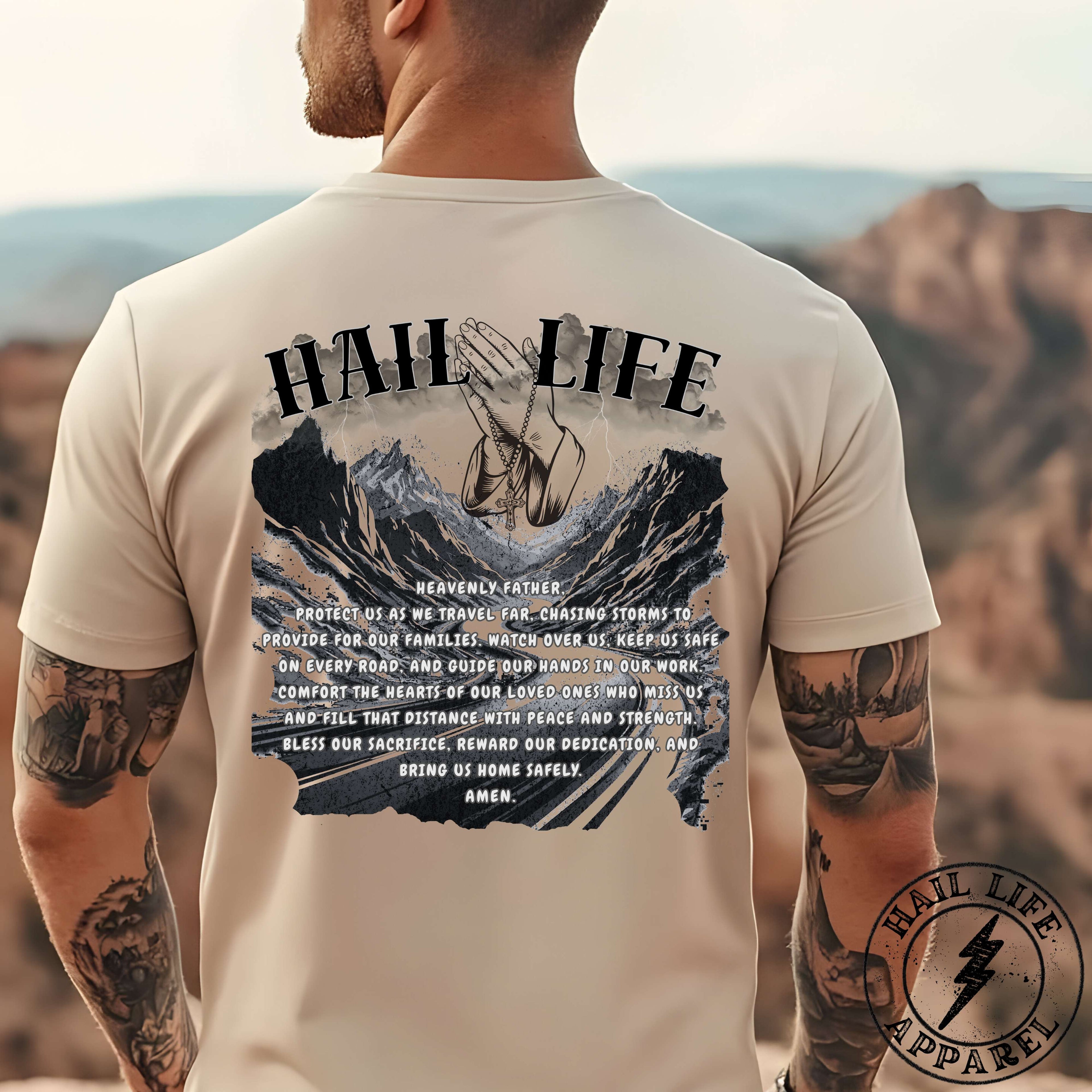 Hail Life Prayer Tee