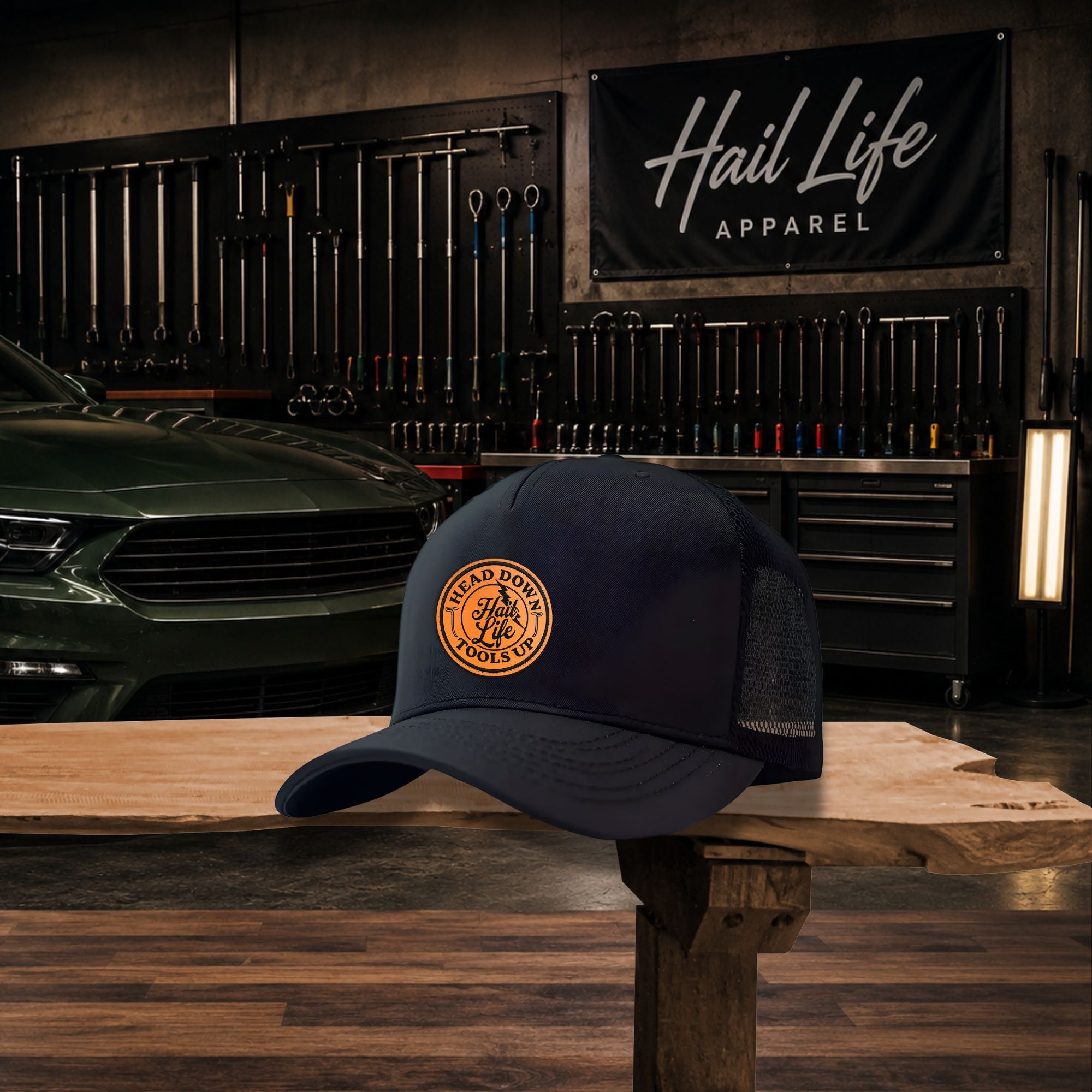 Head Down Tools Up Trucker Hat