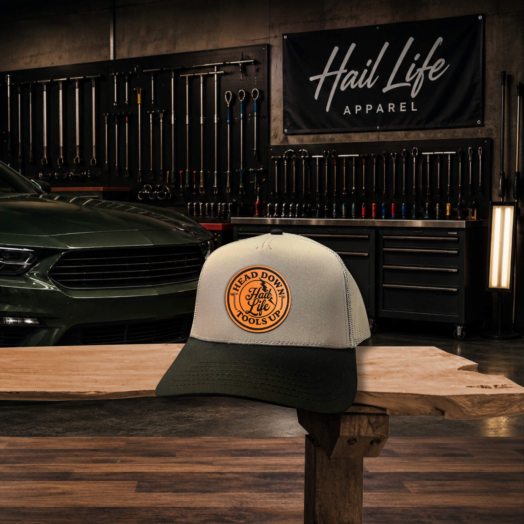 Head Down Tools Up Trucker Hat