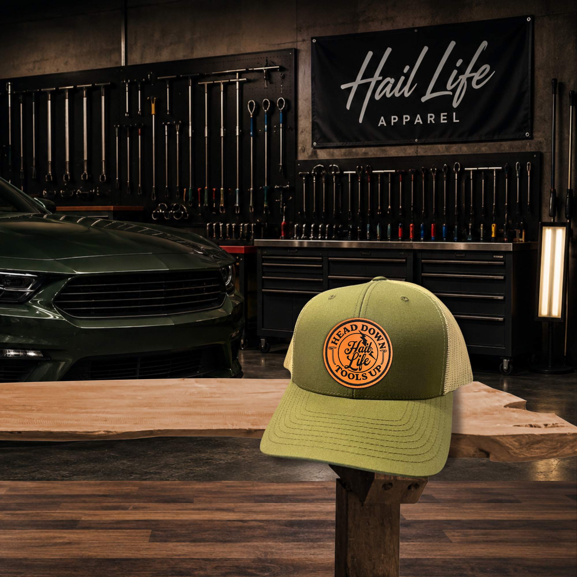 Head Down Tools Up Trucker Hat