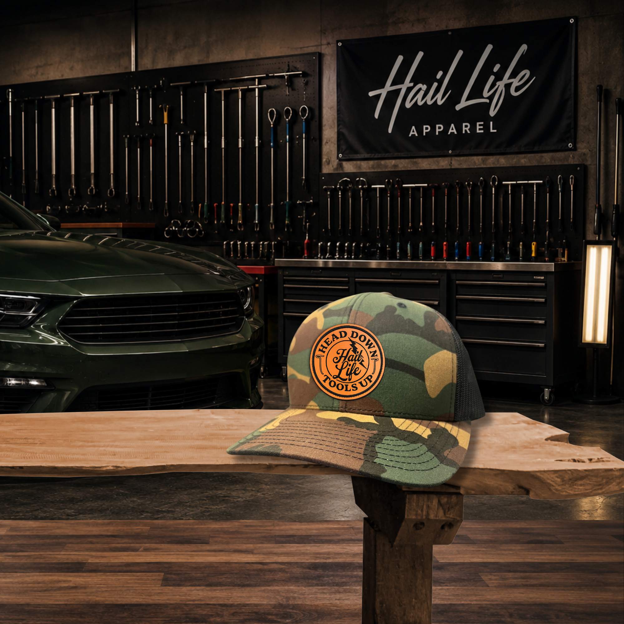 Head Down Tools Up Trucker Hat