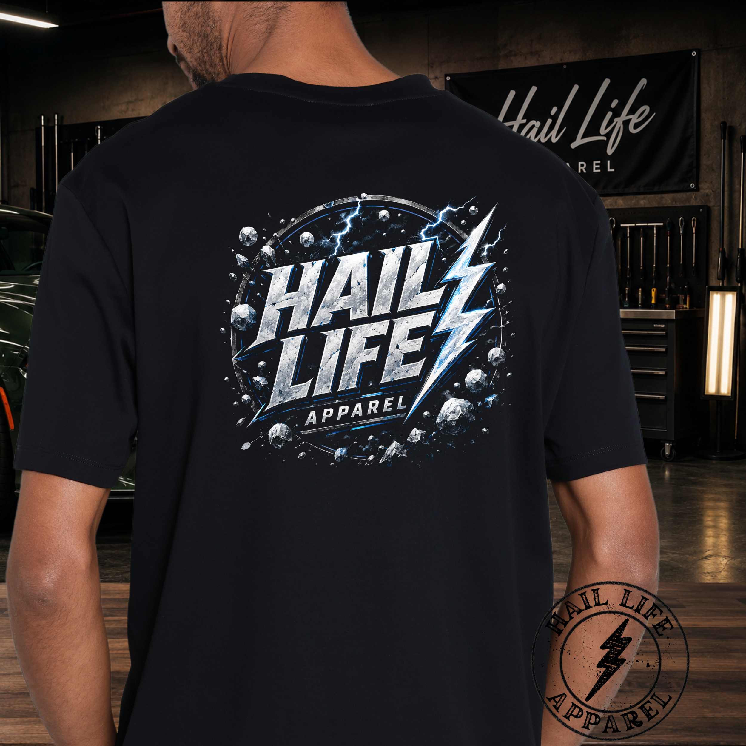Hail Life Storm Crest Graphic Tee