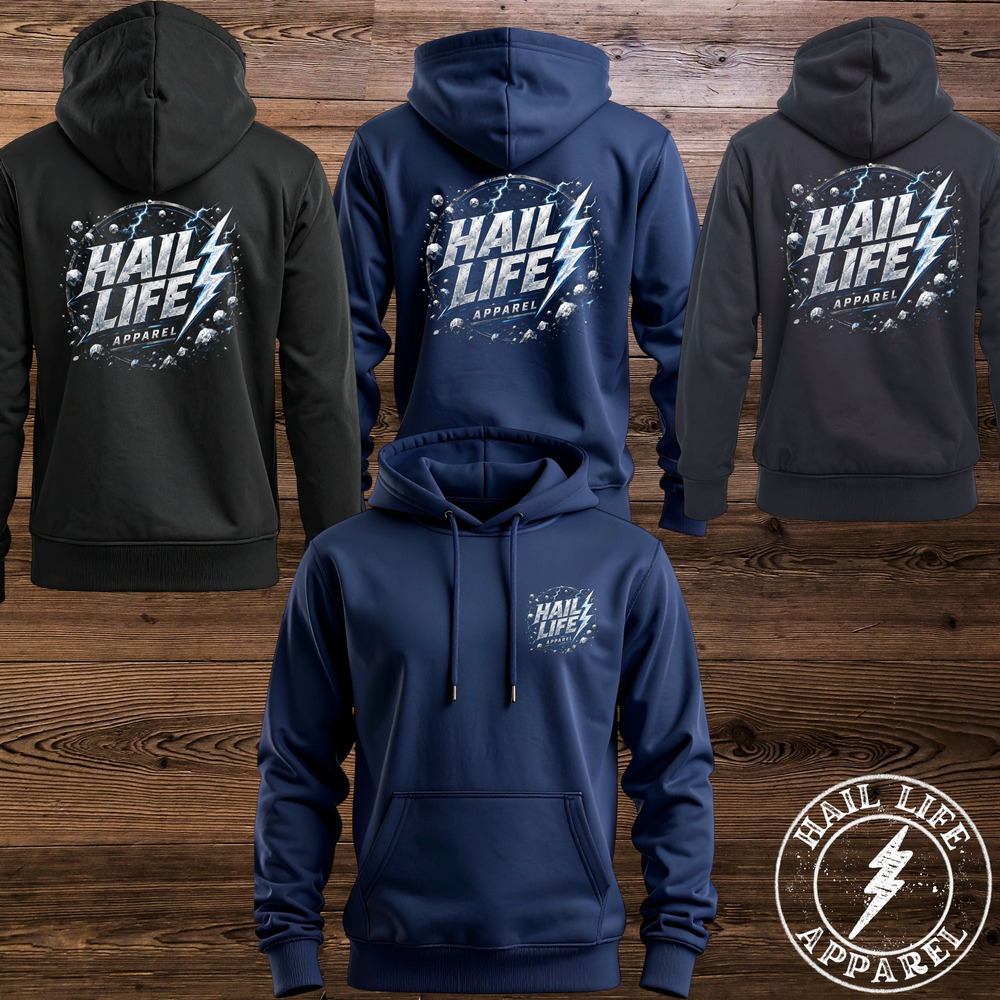 Hail Life Storm Crest Hoodie - Sweatshirt