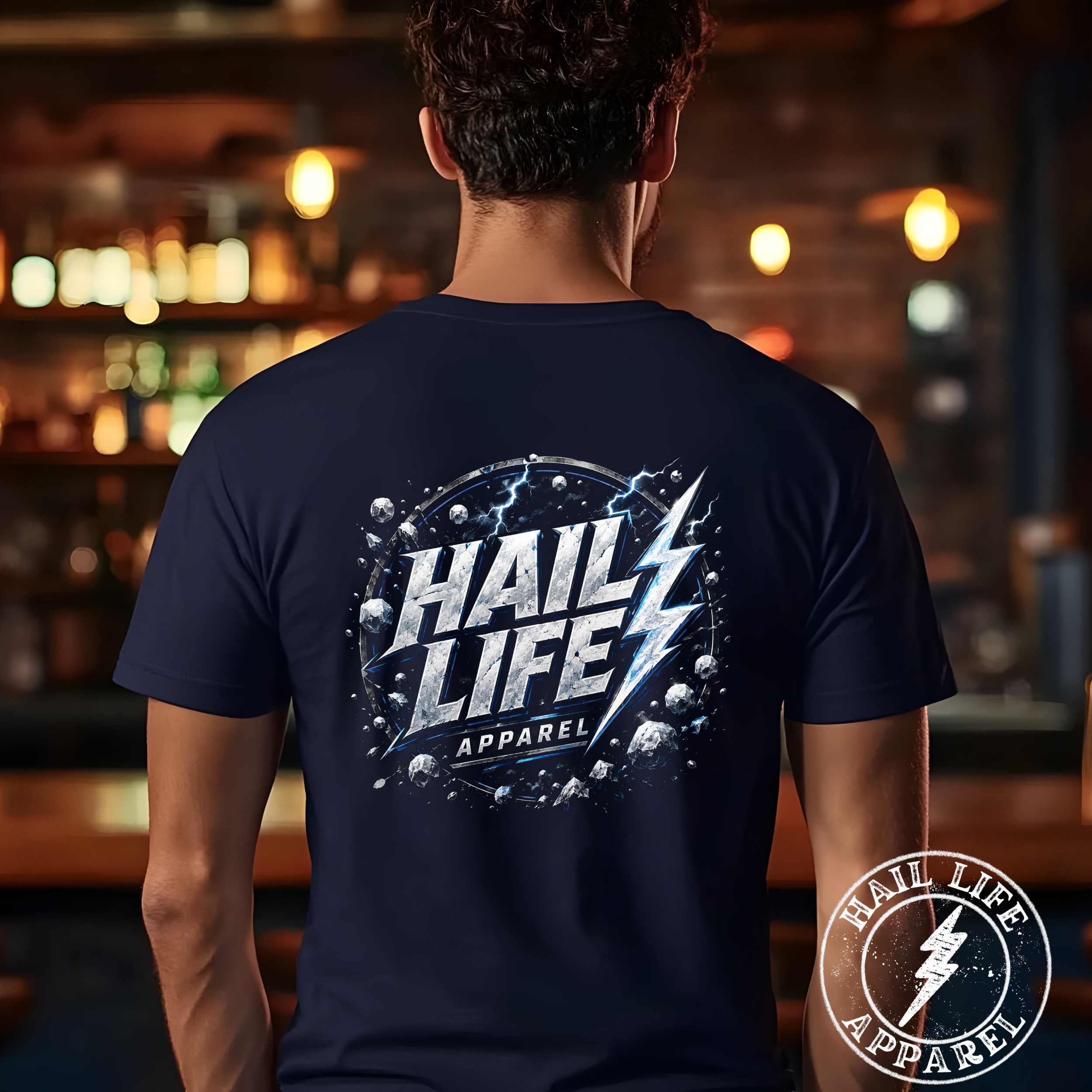 Hail Life Storm Crest Graphic Tee