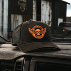 Hail Life Skull Trucker Hat